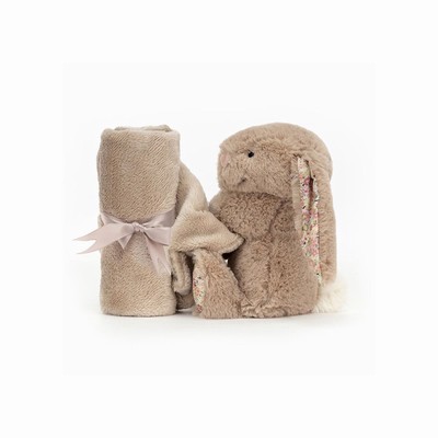 Jellycat Blossom Bea Beige Bunny Soothers New Zealand | IMNYB3569